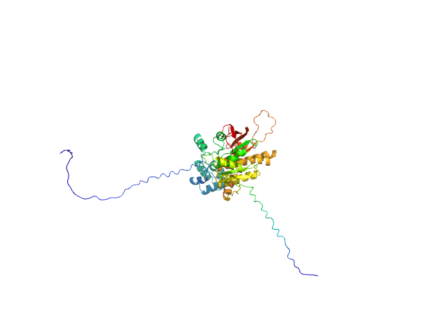 DNA repair protein RAD51 homolog 1 (F86E, A89E, His-Tagged) Breast cancer type 2 susceptibility protein ALPHAFOLD model