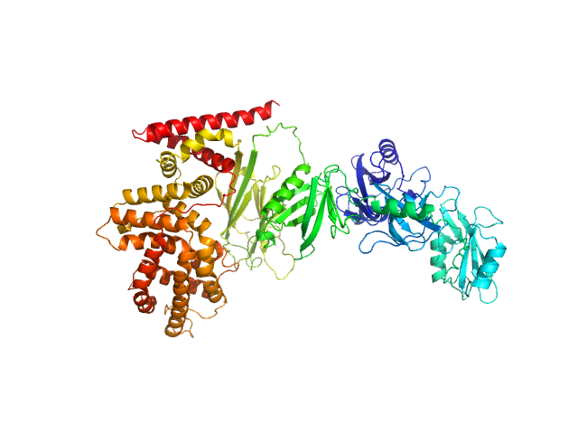 Ras GTPase-activating protein 1 ALPHAFOLD model