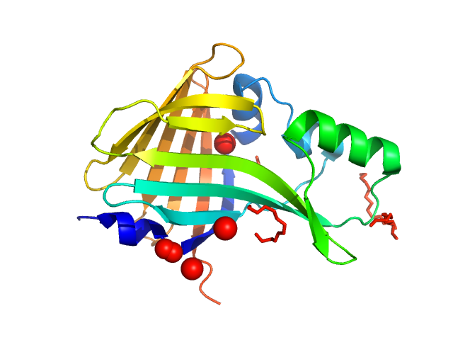 Oplophorus-luciferin 2-monooxygenase catalytic subunit PDB (PROTEIN DATA BANK) model