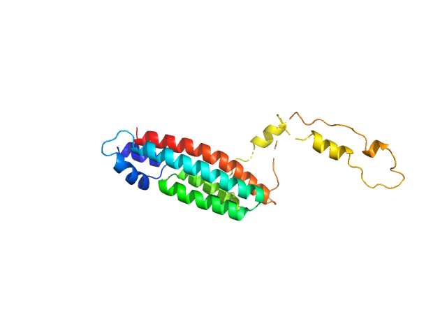 Phosphorelay intermediate protein YPD1 SASREF model