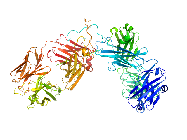 Human immunoglobulin gamma 2 (IgG2) ChiLob 7/4 F(ab')2 - heavy chain C224S/C225S Human immunoglobulin gamma 2 (IgG2) ChiLob 7/4 F(ab')2 - kappa light chain EOM/RANCH model