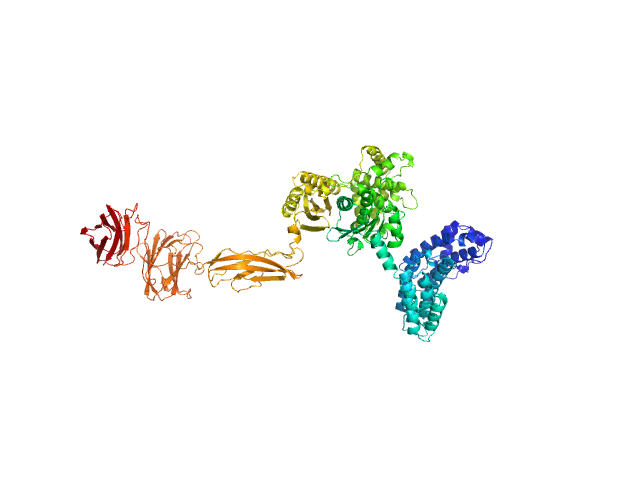 Collagenase ColG (E656D, N659T, G836V, D837Y) MULTIFOXS model