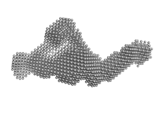 Collagenase ColG (E656D, N659T, G836V, D837Y) DAMMIF model