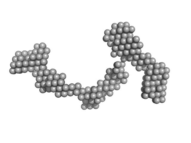 B2 short interspaced nuclear element (SINE) RNA with deletion mutation 96-105 DAMMIN model