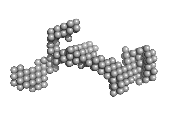 B2 short interspaced nuclear element (SINE) RNA with two point mutations DAMMIN model