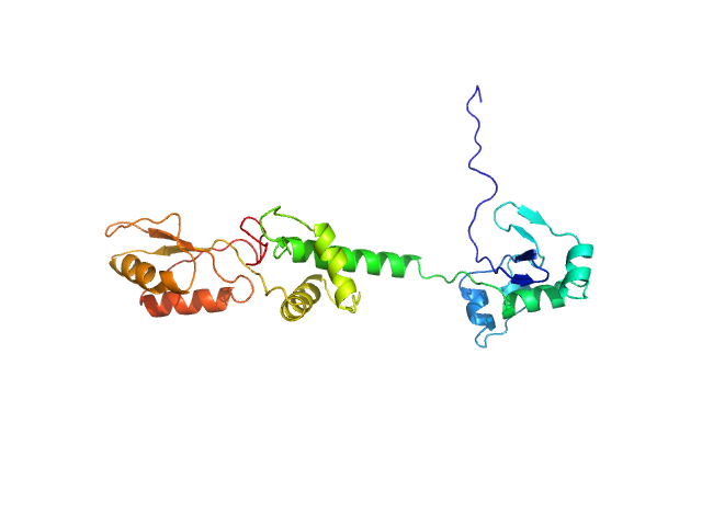 Ribosome maturation protein SBDS (I167T) MULTIFOXS model