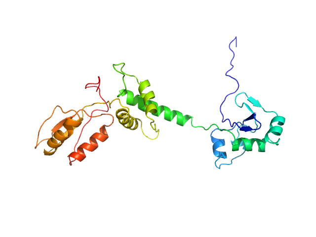 Ribosome maturation protein SBDS (R175W) MULTIFOXS model