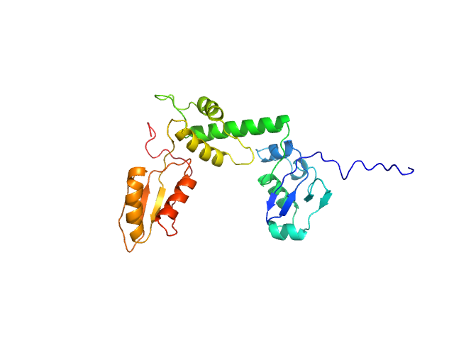 Ribosome maturation protein SBDS (R175W) MULTIFOXS model