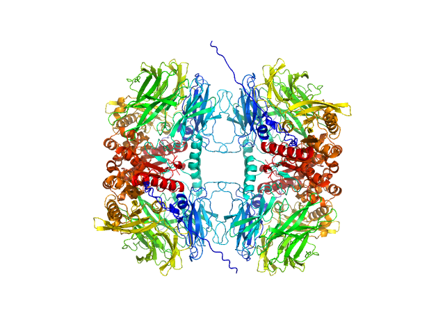 Peptidase S9 ALPHAFOLD model