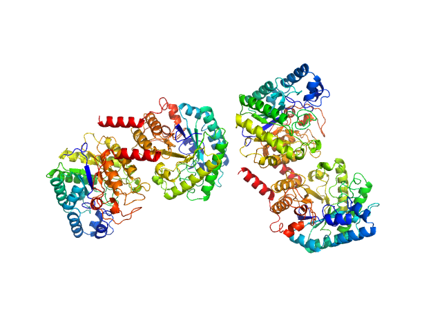 glucan 1,3-beta-glucosidase (long form, glycosylated) PYMOL model