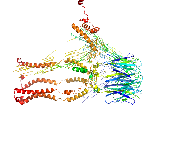 PfNPM A3 (1-170) Histone H2A type 1-B/E Histone H2B type 1-C/E/F/G/I FOXSDOCK model