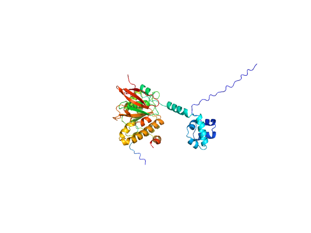DNA repair protein RAD51 homolog 1 (F86E A89E) Breast cancer type 2 susceptibility protein (BRC repeat 2) ALPHAFOLD model