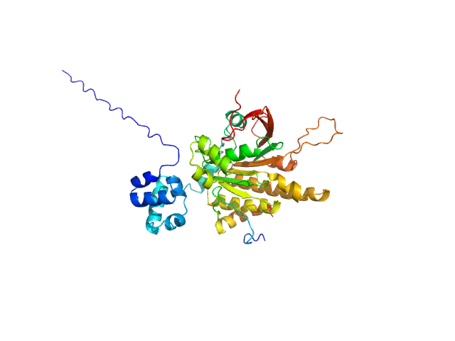 DNA repair protein RAD51 homolog 1 (F86E A89E) Breast cancer type 2 susceptibility protein (BRC repeat 2) ALPHAFOLD model