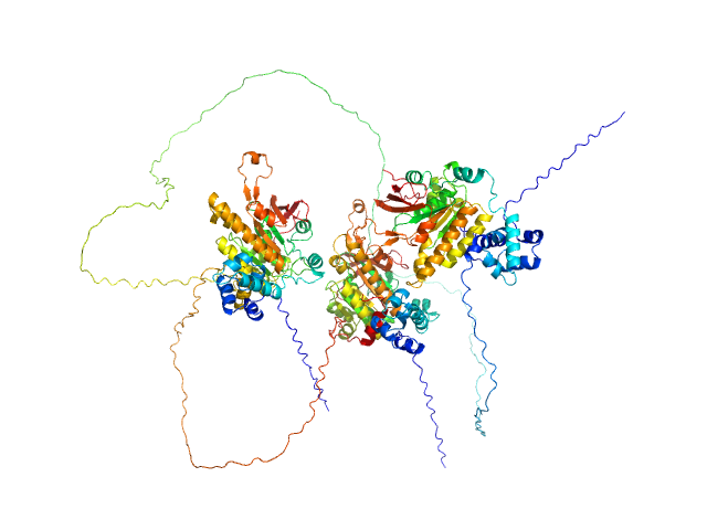Breast cancer type 2 susceptibility protein (BRC repeats 2-4) DNA repair protein RAD51 homolog 1 (F86E A89E) MULTIFOXS model