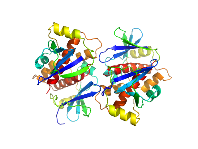 Genome polyprotein (Protein 2A H-NC; Δ130-150) PDB (PROTEIN DATA BANK) model
