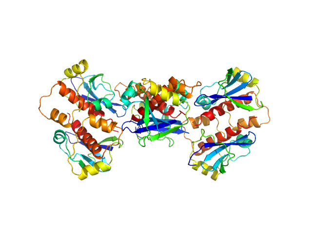 Genome polyprotein (Protein 2A H-NC; Δ130-150) PDB (PROTEIN DATA BANK) model