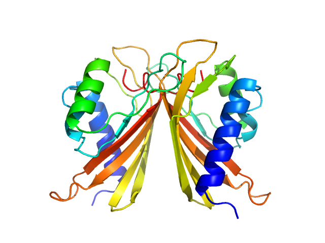 NTF2L domain of Ras GTPase-activating protein-binding protein 1 SREFLEX model
