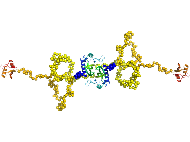 RGG deletion mutant of Ras GTPase-activating protein-binding protein 1 CORAL model