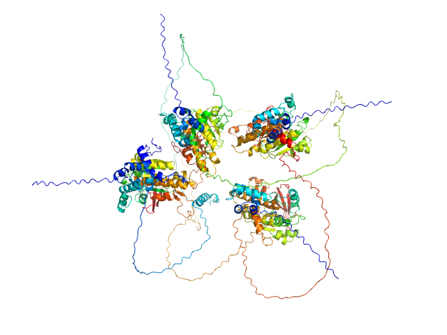 Breast cancer type 2 susceptibility protein (BRC repeats 1-4) DNA repair protein RAD51 homolog 1 (F86E A89E) MULTIFOXS model