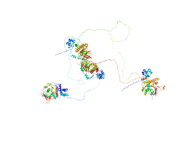 Breast cancer type 2 susceptibility protein (BRC repeats 1-4) DNA repair protein RAD51 homolog 1 (F86E A89E) MULTIFOXS model