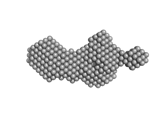 N-acetylmuramoyl-L-alanine amidase (Mycobacteriophage DS6A) DAMMIN model