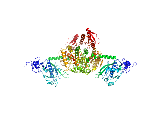 Stenotrophomonas maltophilia threonyl tRNA synthetase PDB (PROTEIN DATA BANK) model