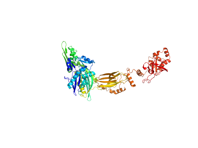 Chaperone protein DnaK Heme ligase ALPHAFOLD model
