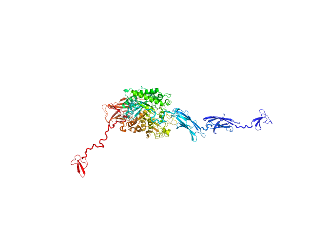 Chitodextrinase ALPHAFOLD model