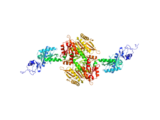 Stenotrophomonas maltophilia threonyl tRNA synthetase PDB (PROTEIN DATA BANK) model