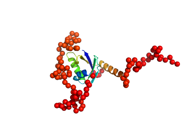 C-terminal domain of La protein 1 EOM/RANCH model