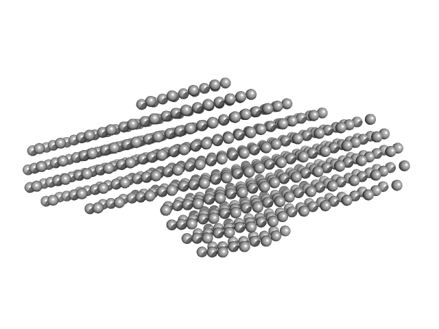 SARS-CoV-2 non-structural protein 9 (Nsp9) Modified synthetic RNA dSSO(PS-m) DAMMIN model